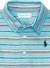 Chomba rayada celeste algodón by Ralph Lauren bebe nene - comprar online