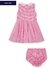 Vestido Rosa a cuadritos con encaje bebe nena by Ralph Lauren - tienda online