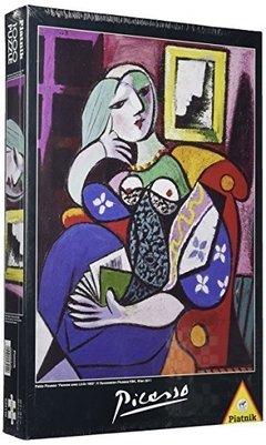 (972) Woman With a Book, 1932; Pablo Picasso - 1000 peças