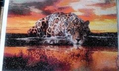 (1150) Pintura com Diamante - Tigre - 20x15 cm - Total - comprar online