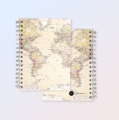 Cuaderno A5 Mapa - Pilu Design