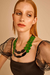 Collar cuero y acrílico con cierre imantado. Accesorios geométricos. Bijoux. Joyería contemporánea. Iskin Sisters. Inspirado en Iris Apfel. Tienda de diseño para mujeres. Concepción del Uruguay. Entre Ríos. The Mix