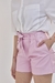 short simil cuero. lazo desmontable. básicos elegantes. Mila Kartei. The Mix