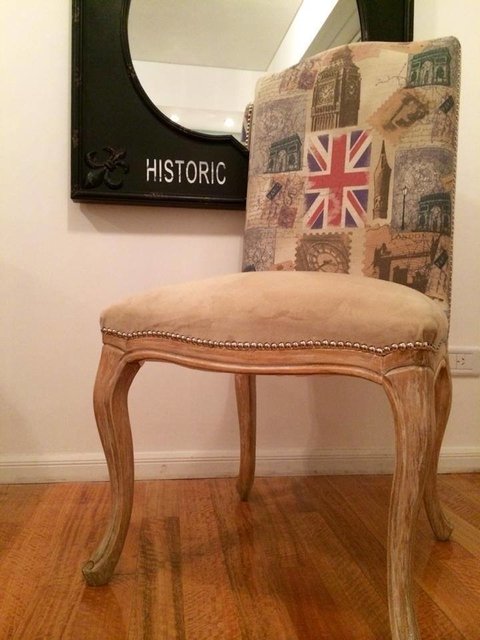 SILLA CON PATA COLONIAL