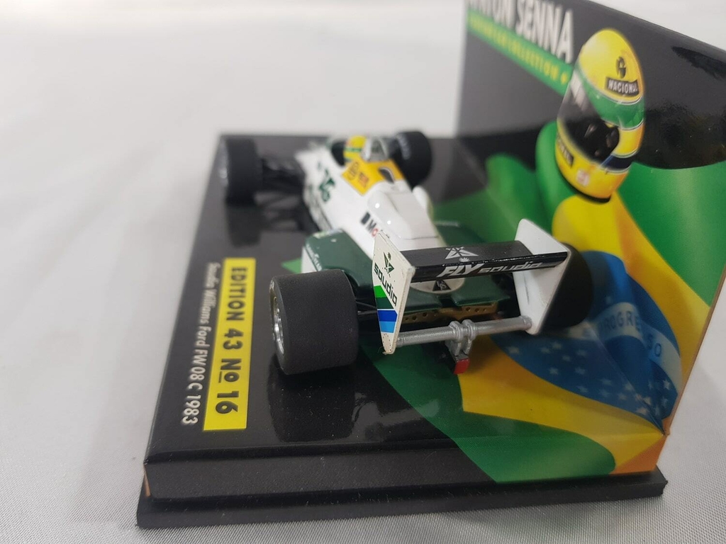 Minichamps 1/43 – Williams FW08C Ayrton Senna Saudia 1983 (Occasion)
