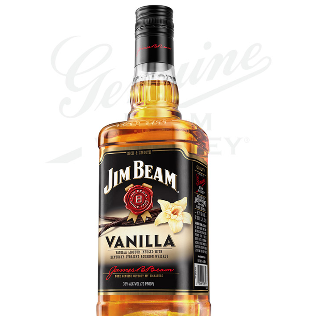 JIM BEAM VANILLA VAINILLA BOURBON KENTUCKY WHISKY WHISKEY