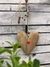 Coração Madeira Natural 15 cm V - comprar online
