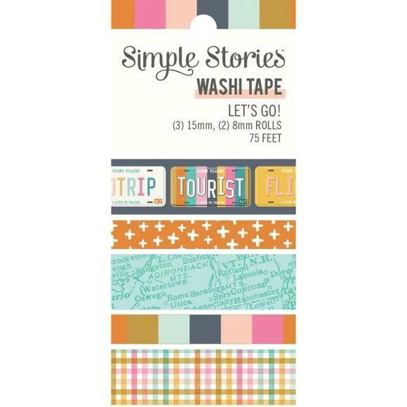Simple Stories Lets Go Washi Tape