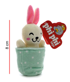 CONEJO 8CM CHIQUITO E/CANASTITA ART.2673