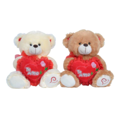 OSO BORDADO C/CORAZON 25CM ART.12152
