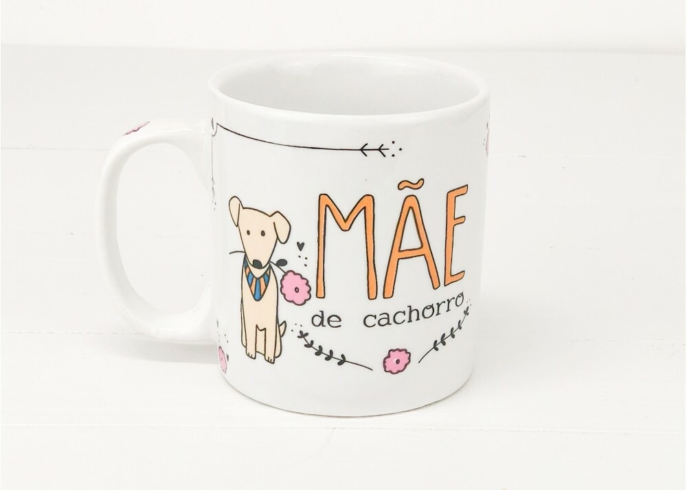 Caneca para Apaixonados por Pets Cachorrinhos e Gatinhos Fofos