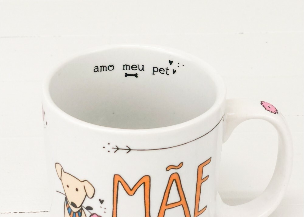 Caneca para Apaixonados por Pets Cachorrinhos e Gatinhos Fofos