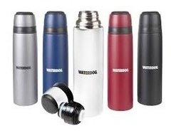 Termo Waterdog 3/4 De Acero Sin Manija Color Gris