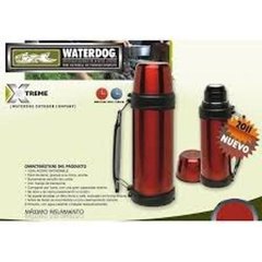 Termo Waterdog 1 Litro Con Manija Color Negro - comprar online