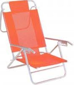 Reposera De Aluminio Relax Ri-cass 5 Posiciones - comprar online