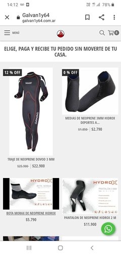 Todos tus productos de neoprene en nuestro local