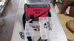 Bolso morral Para Pesca Con Caja Porta Señuelos