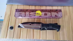 Cuchillo De Caza Bison Mango negro