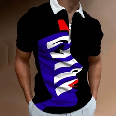 Camiseta Polo com Ziper Sawig