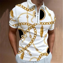 Camiseta Polo com Ziper Sawig - loja online