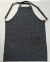 Avental Jeans Black Bolso Triplo