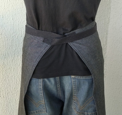 Avental Jeans Black Silver - comprar online