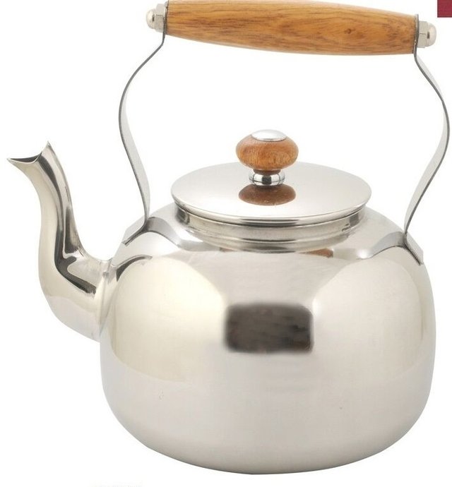 PAVA ACERO ASA DE MADERA 1.6 LTS CÓDIGO: 437