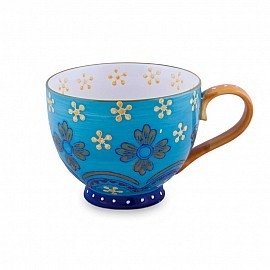 TAZA DE PORCELANA PINTADA A MANO - M&S Regalos