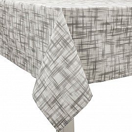 MANTEL RECTANGULAR TEFLONADO GRIS PINCEL (2,4X1,4 MTS)
