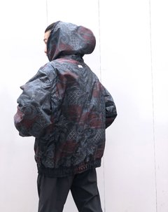 Hoodie Hojas- Hecho a partir de un Kimono Japones