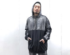Hoodie Silver- Hecho a partir de un Kimono Japones