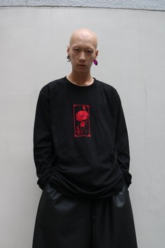 Amapola- Embroidery black shirt