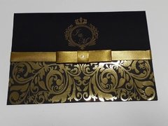 Convite Casamento Hot Stamping modelo 1 - Luzmar Embalagens
