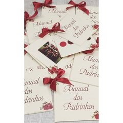 Caixa 12x12x4 Personalizada com manual de padrinhos - loja online