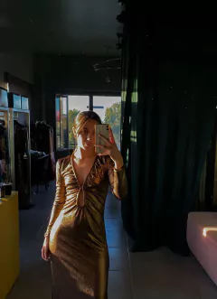 VESTIDO METAL