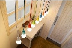 Portalámparas Silicona E27 Colores