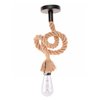 Colgante 1 Luz Soga Vintage Amarre Apto Led