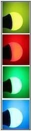 Pack por 5 Lámparas bulbo LED color 8 w - comprar online