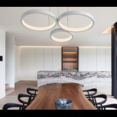 Lampara Colgante Smart Led 44w Dim Yani Aluminio Bluetooth - comprar online