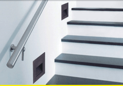 Embutido Cuadrado Pared Ideal Escalera Aluminio 2w Led - Todas las luces