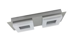 Aplique techo 2 luces cuadrado - comprar online