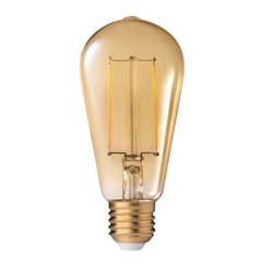 Pack por 10 Lámpara pera ST64 vintage LED 4 w AMBAR