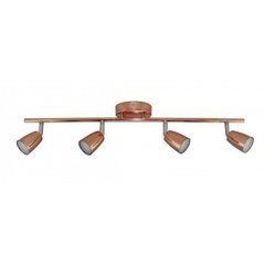 Aplique 4 luces LED INTEGRADO 20w cobre