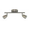 Aplique 2 luces LED INTEGRADO 10w niquel