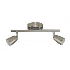 Aplique 2 luces LED INTEGRADO 10w niquel