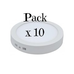 Pack x 10 plafon 12w