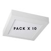 Pack x 10 plafon 12w