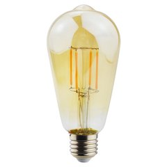 Pack por 5 Lámpara pera ST64 vintage LED 4 w AMBAR