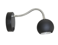 Aplique Cabecera Flexible Venus Negro o Blanco