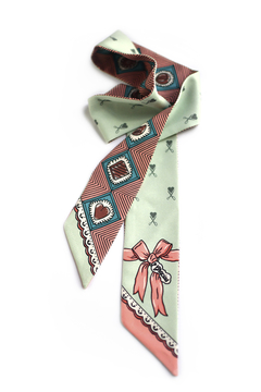 Cinta estampada, lazo pulsera,  valentina camacho